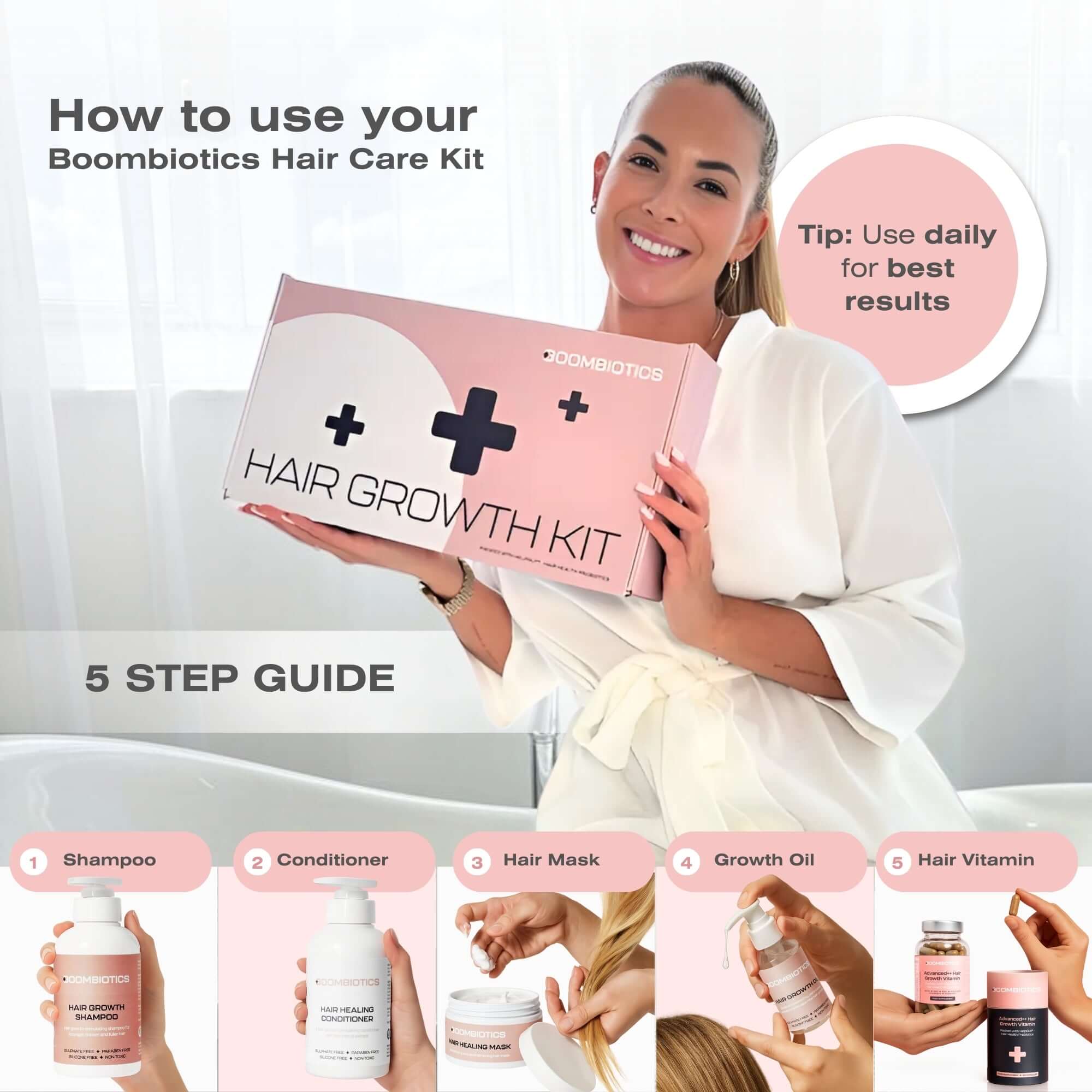 Boombiotics Hair-Growth Kit